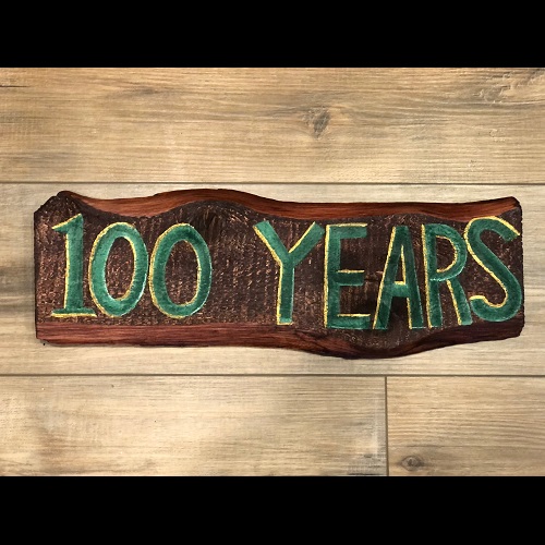 100 Year Celebration Signage - Events & Themes - hand painted 100 years signage for rent